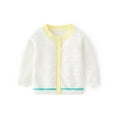 thumbnail image 1 of Godderr Kids Baby Girl Button Cardigan Crew Neck Long Sleeve Toddler Cotton Knit Sweater for 10M-18T, 1 of 5
