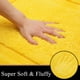 thumbnail image 3 of Juego de alfombras de baño SHACOS, antideslizantes, lavables, amarillas, 3 of 8