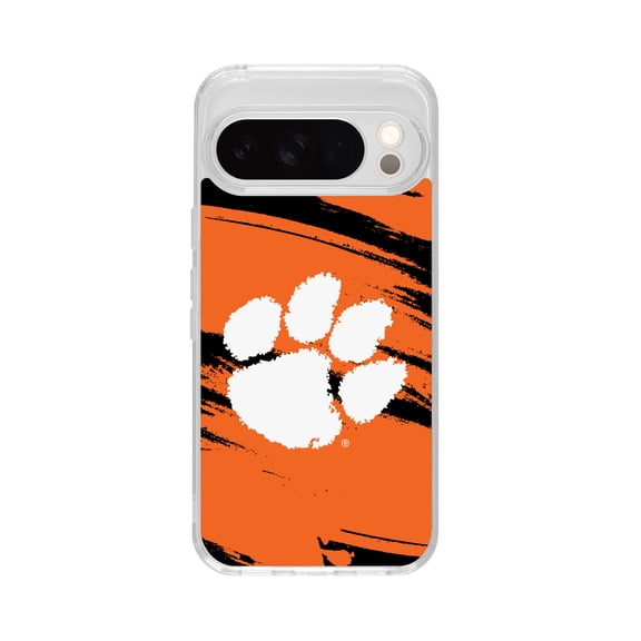 Clemson Tigers HD Phone Case for Google Pixel 10 (Paint) by Affinity Bands