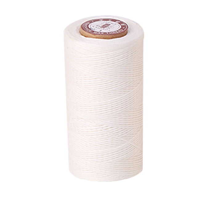 Amdohai 150D Waxed Cords Polyester Leather Sewing Thread All Purpose Flat Wax Stitching Strings for Bookbinding Macrame Handcraft DIY Bracelets