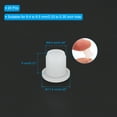 thumbnail image 2 of Uxcell T-Shaped Silicone Rubber Solid Plug for 8.4 to 8.5mm Hole White 24 Pieces, 2 of 6