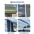 thumbnail image 7 of 13x26x11ft Heavy Duty Metal Carport Kit – Reinforced Frame & Anchors – 100MPH Wind & 35PSF Snow Rated – Shelter for 2 Cars, Trucks, Boats, RVs, Tractors – Easy Assembly, 7 of 7