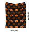 thumbnail image 3 of LEFXSMR Halloween Blanket Fleece Fall Throw Blanket for Couch Pumpkin-themed Halloween Decoration for Home Holiday Sofa Bed, 39.37x59.05", 3 of 8