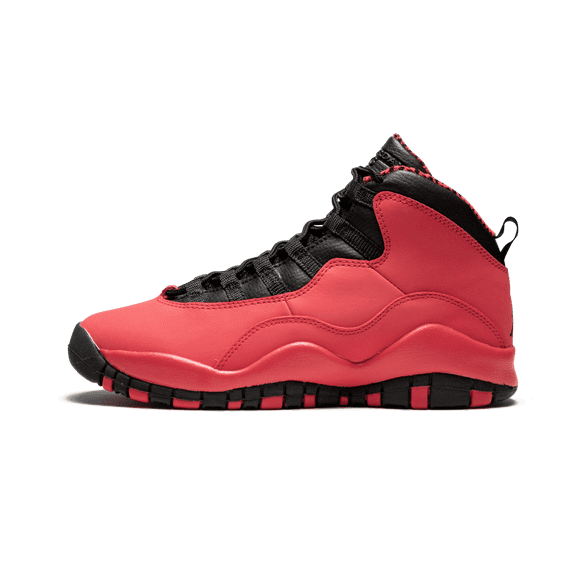 JORDAN GRADE SCHOOL Air Jordan 10 Retro GS "Fusion Red" 487211 605 from Stadium Goods