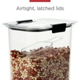 thumbnail image 4 of Rubbermaid Brilliance Pantry 7 Piece Set, Clear and Airtight Food and Pantry Storage Containers, 4 of 10
