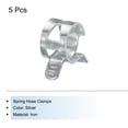 thumbnail image 3 of Uxcell Spring Hose Clamp 10mm Dia Iron Band Type Low Pressure Air Clip Silicone Vacuum Fuel Oil Hose Pipe Clamp, 5PCS, 3 of 4