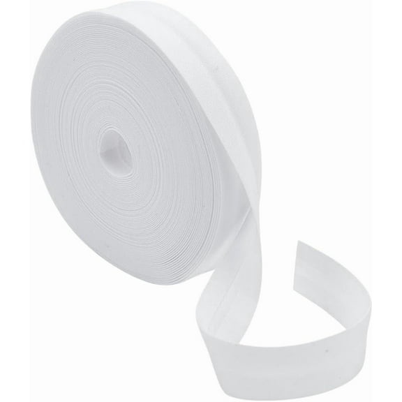 10.94 Yards Double Fold Bias Tape 5/8 Inch Bias Tape Double Fold White Polycotton Binding Tape Continuous Sewing Fabric Bias Tape