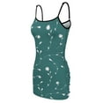 thumbnail image 5 of Ladies Elegant Sling Sleeveless Sexy Dress flowers, 5 of 6