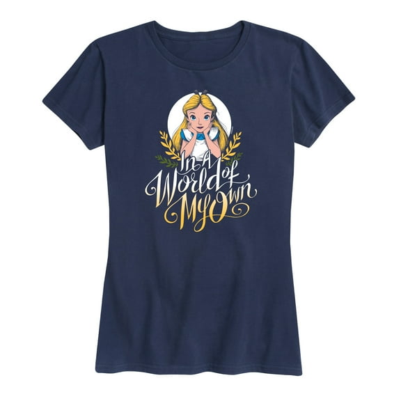 Alice In Wonderland - In A World Of My Own - Women's Short Sleeve Graphic T-Shirt