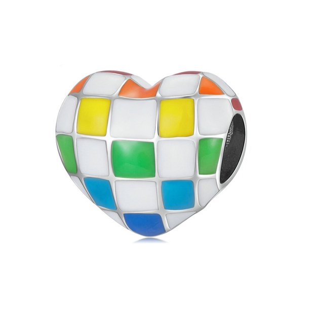 Cuentas De Aleación De Corazón Accesorios De Bricolaje Joyería De Moda Pulsera Gao Jiahui unisex