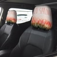thumbnail image 2 of Uemuo Hello Spring Printed 2 PCS Car All-Inclusive Headrest Cover, Headrest Protector, Soft Elastic Breathable Seat Headrest Anti-Dirty Cover Headrest Cover Protector, 2 of 6