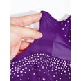 thumbnail image 6 of Aislor Big Kids Girls Full Length Sleeveless Bodysuit Gymnastics Ballet Leotard Unitard Jumpsuit Purple 12, 6 of 7