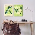 thumbnail image 3 of Stupell Industries Green French Museum Poster Text & Numbers Painting Wrapped Canvas Art Print Wall Art, 16 x 24, Set of 2, 3 of 8