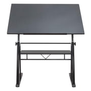 Studio Designs Zenith Height Adjustable, Adjustable Top Drafting Table in Black