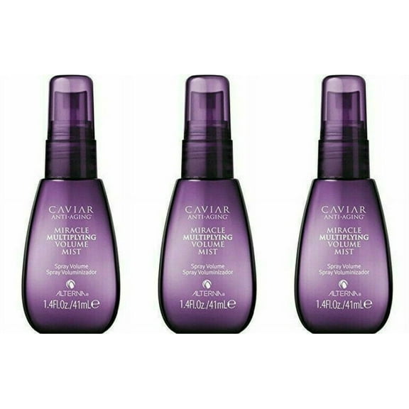 Caviar Anti-Aging Miracle Multiplying Volume Mist Spray by Alterna 1.4 OZ - 3 Pack
