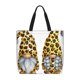 thumbnail image 1 of Easygdp Leopard Gnomes Bolsa Tote para Mujer, Bolso de Hombro para Trabajo, Playa, Viajes, Compras y Supermercado, 1 of 7