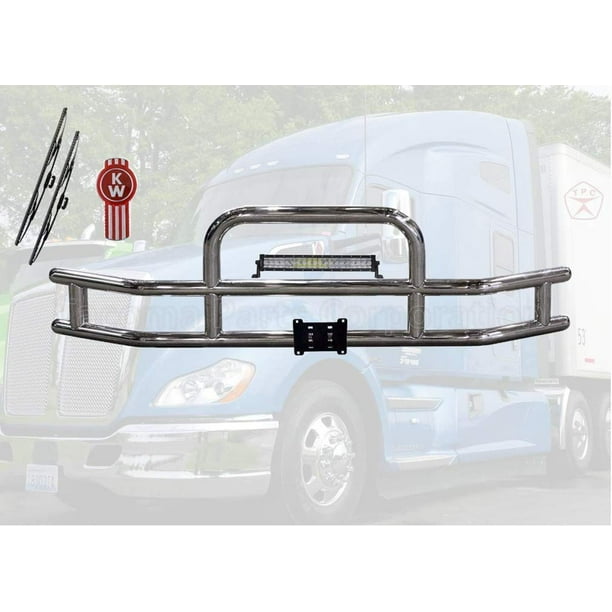 Kenworth T680 Front Bumper Guard Grille Guard Deer Brush Round Fits