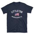 thumbnail image 1 of Littleton Massachusetts Patriot Men's Cotton T-Shirt, 1 of 1