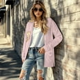thumbnail image 5 of SCRAWLGOD Cat Fall Cardigan Sweaters for Women Lightweight Graphic Sweatshirts Size 2XL Long Sleeve Activewear Women Jacket Loose Sweater Coat with Pockets for Picnic, 5 of 7