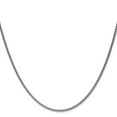 thumbnail image 2 of 14K White Gold Spiga Wheat Chain Necklace 18 inch 1.7 mm with Lobster Clasp, 2 of 4