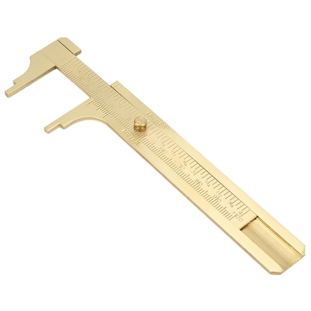 Mini Calibrador Vernier De Alta Precisión, Calibrador De Doble Escala, Calibrador Deslizante De Latón Portátil, Regla De Calibre, Herramienta De Medición