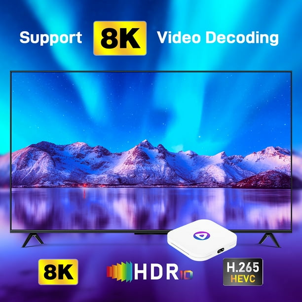 Smart TV Box 4.0 compatible con Bluetooth Android 13.0 H96Max M1 TVBOX Media Player