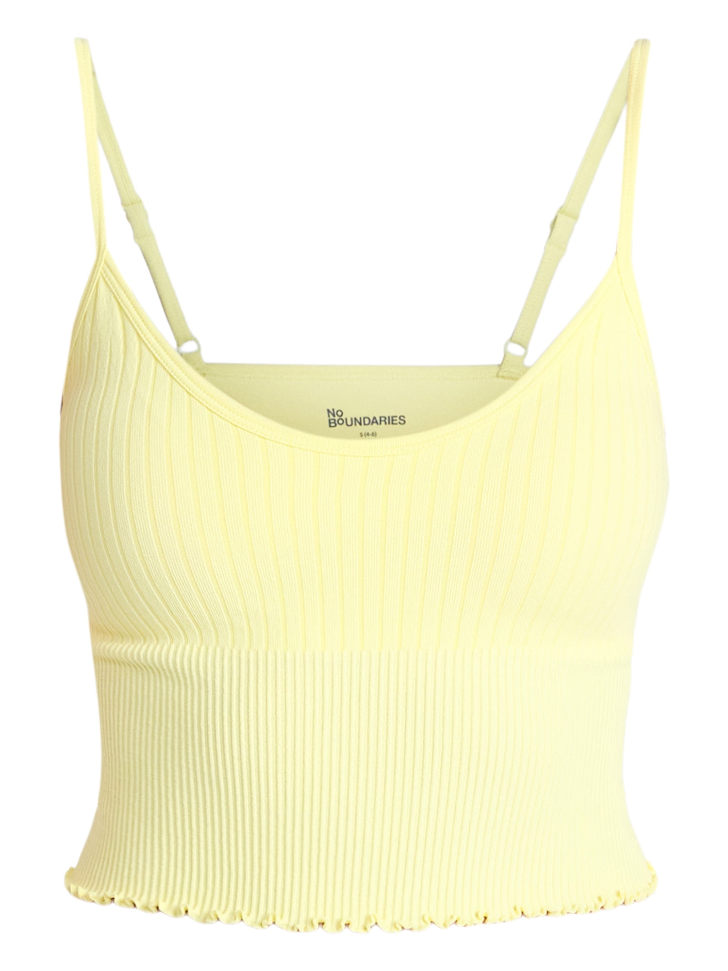 No Boundaries Seamless Scoop Neck Brami, Women’s & Women's Plus XXS-4X