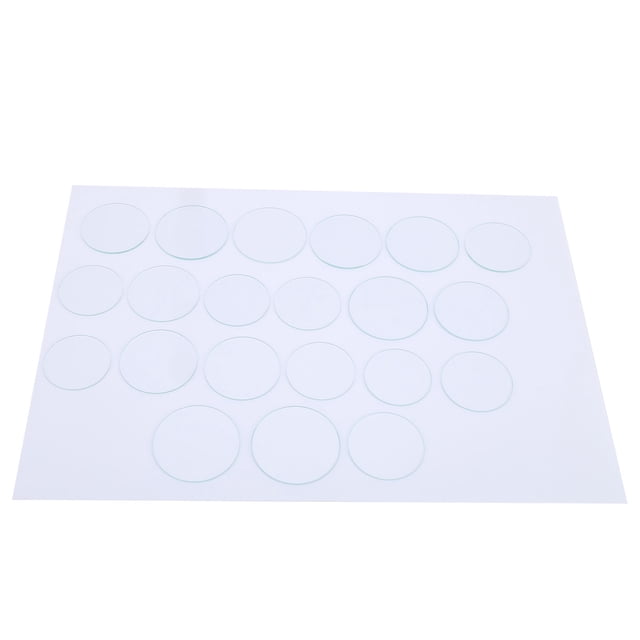 Lente de reloj BuyWeekMX 21 piezas Lente de Vidrio mineral plano 35 a 45 mm