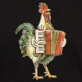 thumbnail image 3 of CafePress - Accordian Chicken Dark T Shirt - Men's Classic Graphic Cotton T-Shirt, 3 of 4