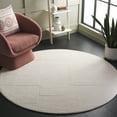 thumbnail image 2 of SAFAVIEH Mykonos Briella Solid Area Rug, Ivory, 6' x 6' Round, 2 of 10