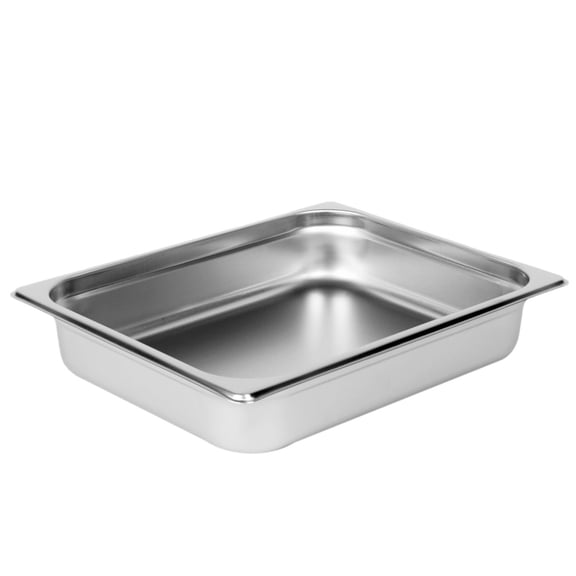 Excellante half size 2 1/2" deep 24 gauge anti jam pans, comes in each