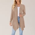 thumbnail image 2 of Luvior Women's Draped Front Open Cardigan Casual Long Sleeve Lightweight Cardigans Sweaters Duster, 2 of 2