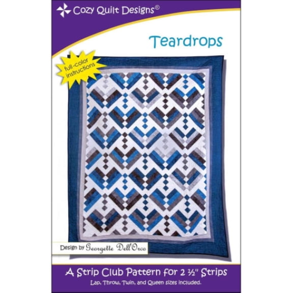 Teardrops Pattern Cozy Quilt Designs
