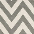 thumbnail image 5 of SAFAVIEH Kids Basic Chevron Wool Area Rug, Grey/Ivory, 3' x 5', 5 of 5