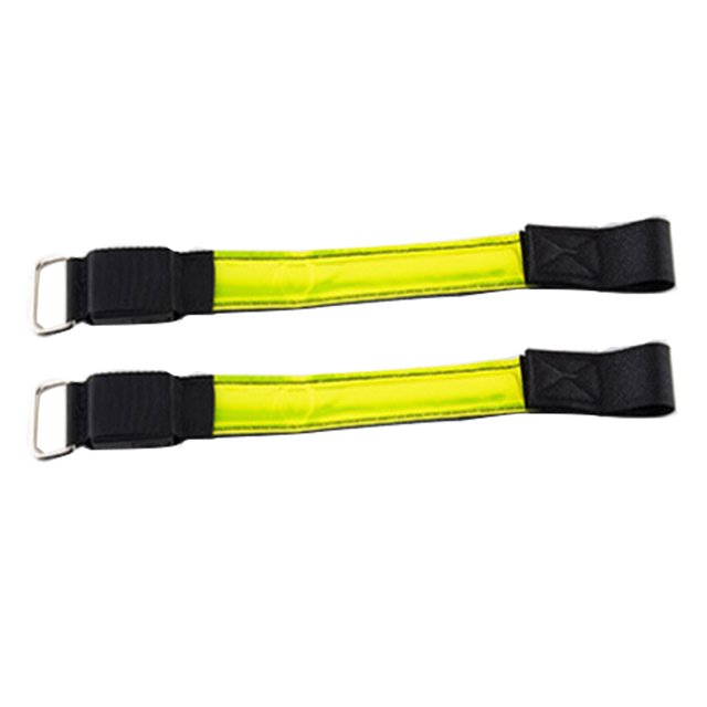 Estrela 2 pulseras iluminadas recargables por USB con correa para muñeca iluminada