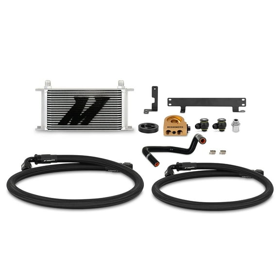 Mishimoto Thermostatic Oil Cooler Kit, Compatible with Subaru WRX 2022 , Silver