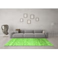 thumbnail image 3 of Ahgly Company Indoor Square Oriental Green Modern Area Rugs, 4' Square, 3 of 4