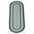 thumbnail image 3 of Earth Rugs 13-362 Oval Shaped Rug, Breezy Blue, Taupe and Ivory, 3 of 3