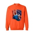 thumbnail image 1 of MmF - Women's Plus Sweatshirts and Hoodies - American Flag 4th of July, 1 of 5