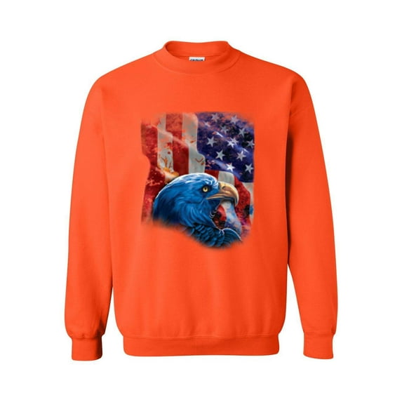 MmF - Women's Plus Sweatshirts and Hoodies - American Flag 4th of July