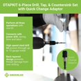 thumbnail image 2 of Greenlee 332-DTAPKIT 17620 Kit de Robinet de Perceuse, 2 of 7