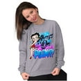 thumbnail image 5 of Betty Boop Air Brushed On Point Women Plus Size Sweatshirt Brisco Brands 4X, 5 of 6