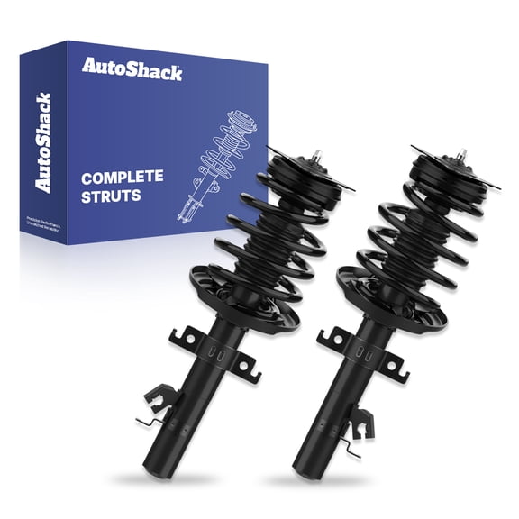 AutoShack Front Complete Strut & Coil Spring | Replacement for 2014-2020 Nissan Rogue 2017-2021 Nissan Rogue Sport | 2-PC