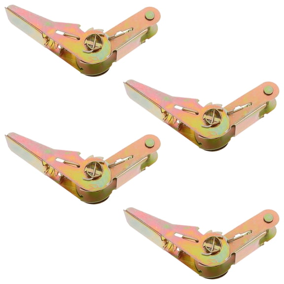 WHAMVOX 4-Pack Heavy Duty Ratchet Strap Fasteners with High-Strength Buckles, Easy Tightening Cargo Tie Down Tensioner for Secure Load