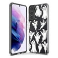 thumbnail image 3 of MUNDAZE Samsung Galaxy Note 20 Ultra Shockproof Clear Hybrid Protective Phone Case Cute Halloween Spooky Floating Ghosts Horror Scary Cover, 3 of 5