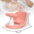 thumbnail image 3 of Asiento de baño Zulema para bebé con Orificio transpirable Rosa, 3 of 6