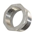 thumbnail image 1 of Megairon 2"" macho NPT a 1-1/2"" hembra NPT hembra reductor/buje reductor adaptador de montaje de tubería de acero inoxidable SS 304 buje hexagonal, 1 of 5