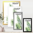 thumbnail image 4 of Designart 'Fern Plant Leaves Detail III' Farmhouse Framed Art Print, 4 of 4