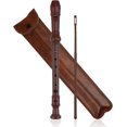 thumbnail image 1 of Recorder 8 Hole Treble Flute Descant Flauta Soprano Recorder Professional Clarinet German Style C Key for Student Adults Teach Begainer Class, 1 of 7