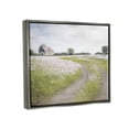 thumbnail image 3 of Rural Country Meadow Path Landscape Graphic Art Luster Gray Framed Art Print Wall Art, 3 of 6